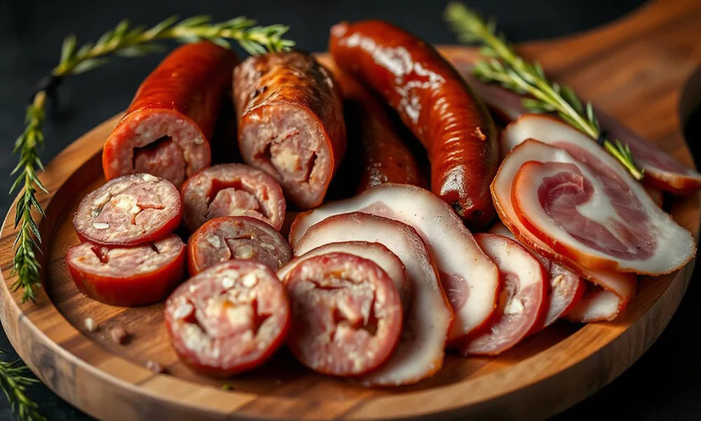 Колбасы, сосиски, ветчина, деликатесы