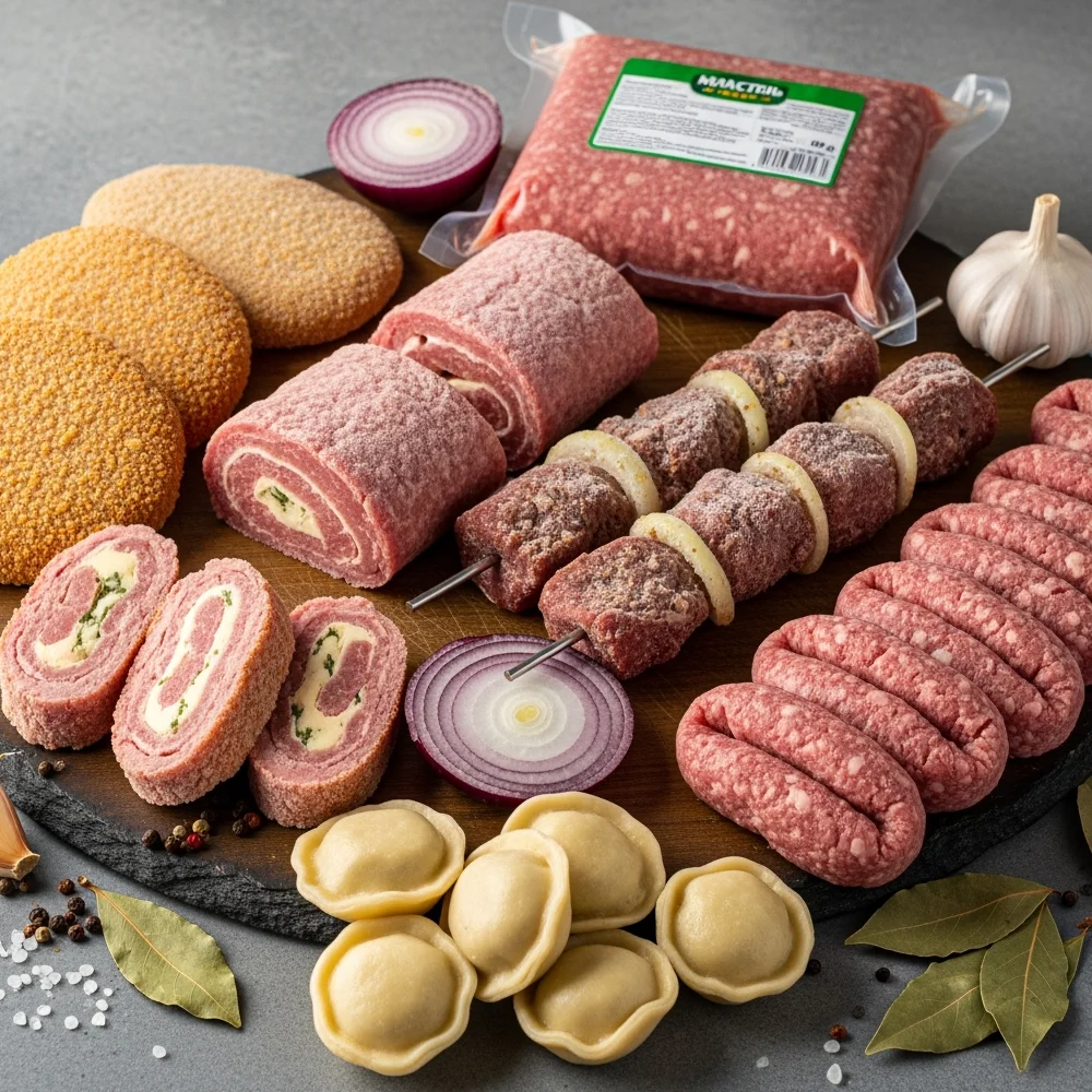Мясные полуфабрикаты